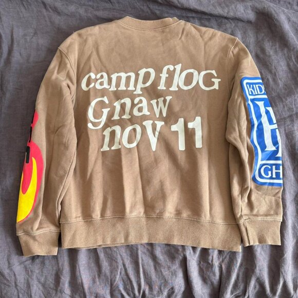 (US M Medium) *Duplicate* Kids See Ghosts Lucky Me Crewneck Sweatshirt - Picture 3 of 4